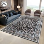 دکوراسیون فرش 1200 شانه شاهکار سرمه ای