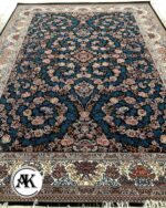 فرش طرح 700 شانه رز سرمه‌ای