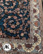 فرش طرح 700 شانه رز سرمه‌ای