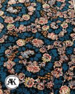 فرش طرح 700 شانه رز سرمه‌ای