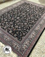 فرش طرح 700 شانه گلریز سرمه‌ ای