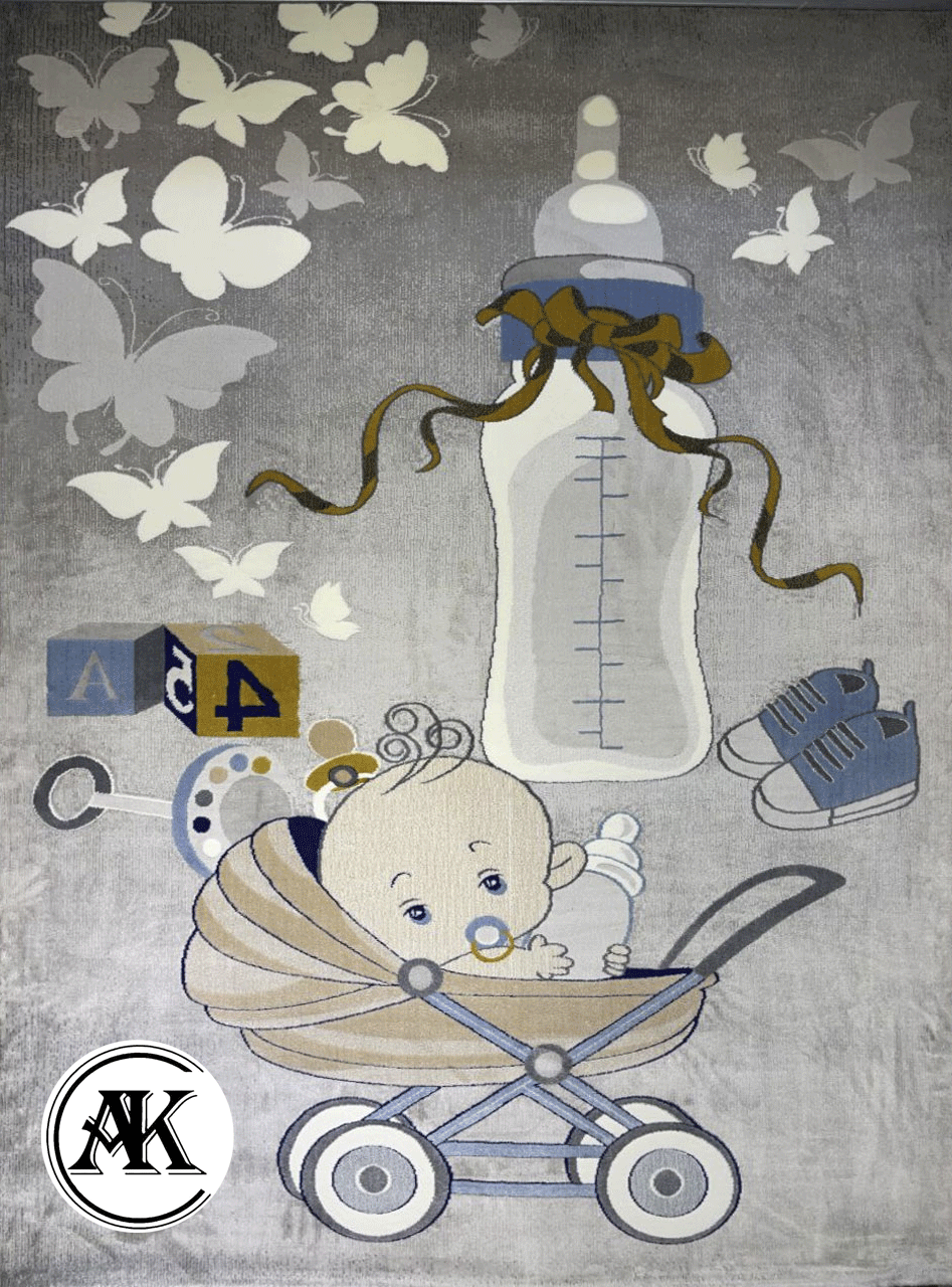 خرید فرش عروسکی طرح نوزاد