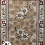 خرید گلیم طرح ورساچ بادامی کد 07