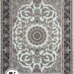 خرید فرش 1200 شانه گل برجسته ترنم کرم