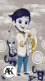 خرید فرش عروسکی طرح بچه رئیس