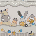 خرید فرش عروسکی طرح حیوانات مزرعه