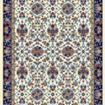 خرید گلیم طرح افشان کرم کد 037