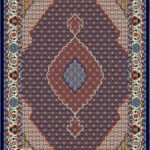 خرید گلیم طرح ریز ماهی سرمه ای کد 059