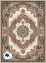 خرید فرش 700 شانه باغ معلق کرم