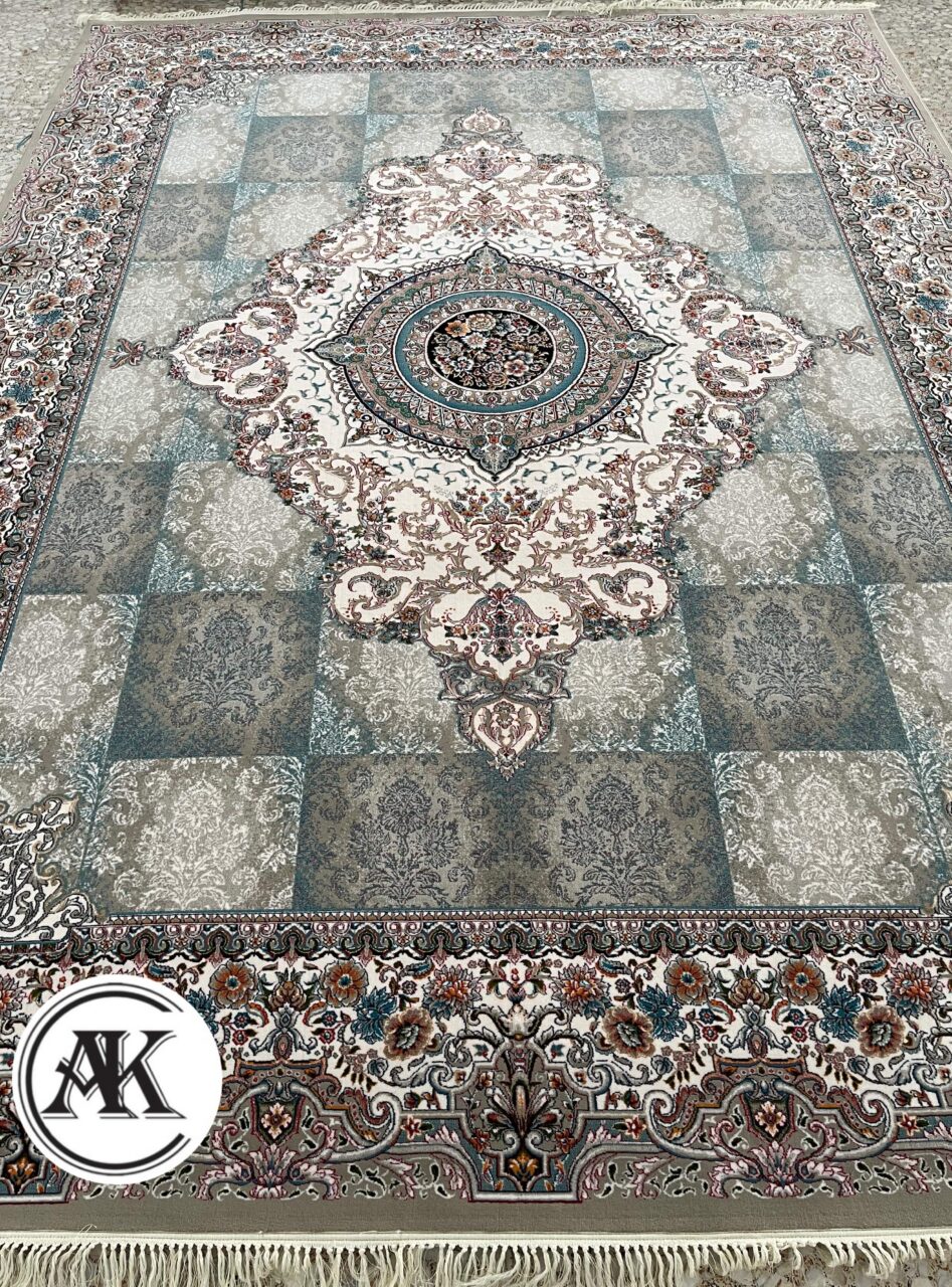 فرش 700 شانه نیلوفر فیلی