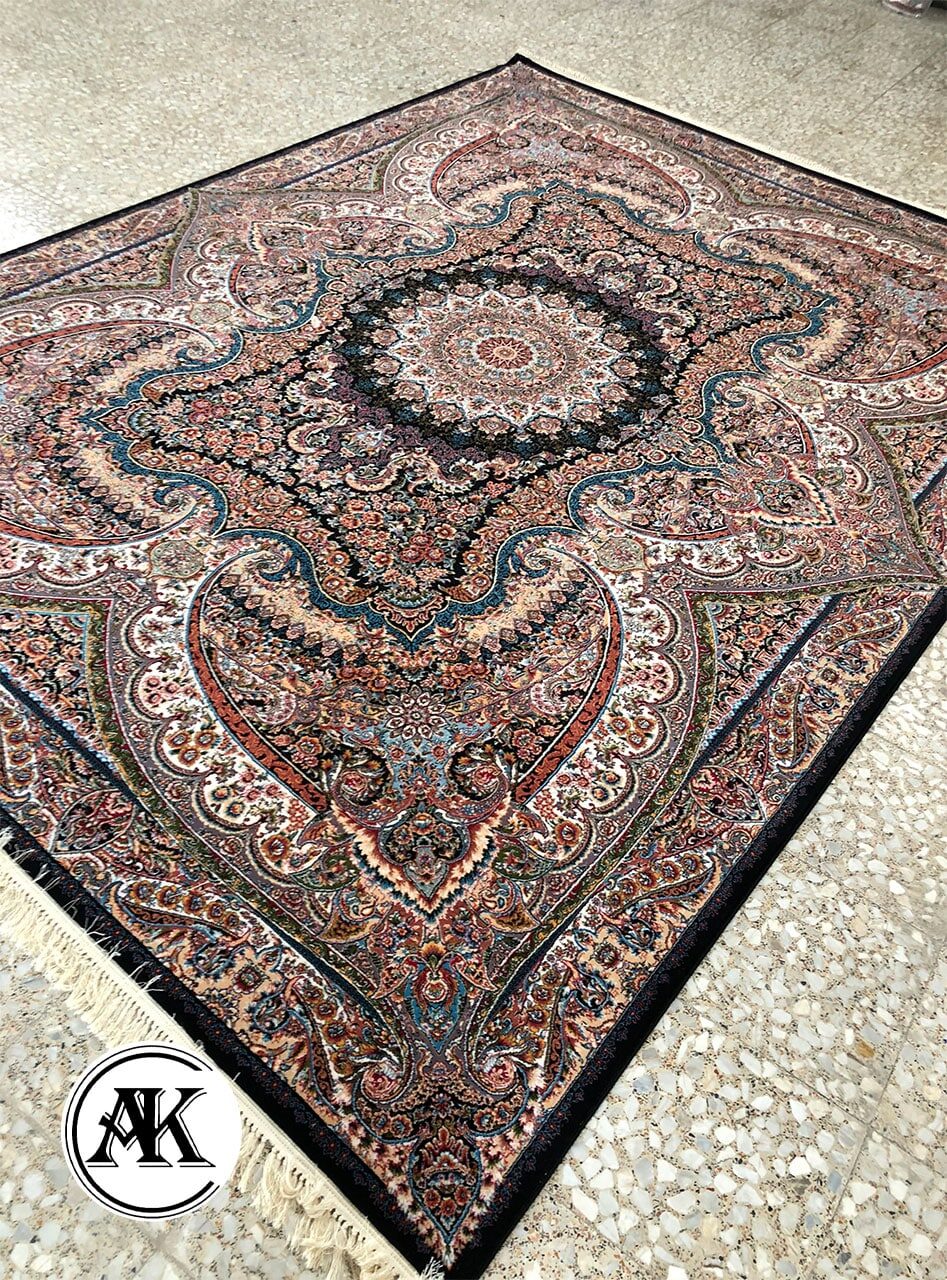 فرش 700 شانه شاپرک سرمه ای