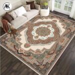 شبیه سازی فرش 700 شانه باغ معلق کرم