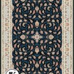 خرید فرش 700 شانه لی رز سرمه ای