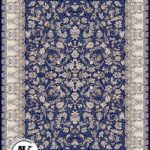 خرید فرش 700 شانه افشان زرین سرمه ای