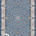 خرید فرش 700 شانه گلپری آبی