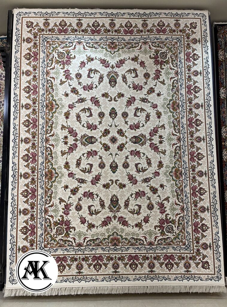 فرش 700 شانه افشان روژا سفید