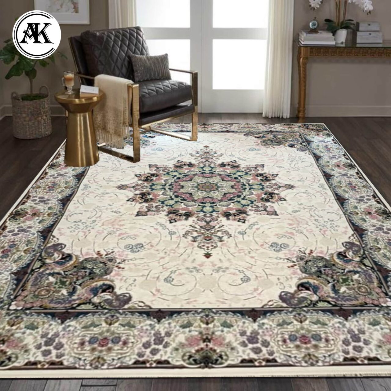 شبیه سازی فرش 700 شانه سیروان سفید