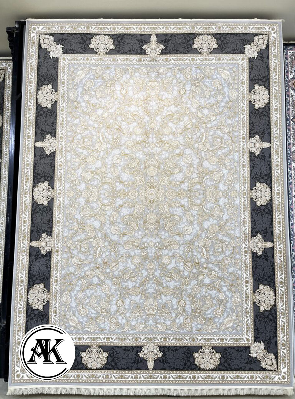 خرید فرش 1200 شانه آناک نقره ای 4
