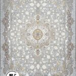 فرش 1200 شانه ترمه نقره ای
