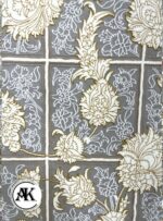 خرید فرش 1200 شانه ترمه نقره ای