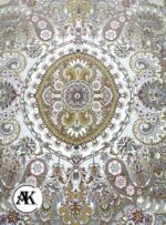 خرید فرش 1200 شانه ترمه نقره ای 1