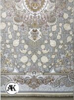 خرید فرش 1200 شانه ترمه نقره ای 2