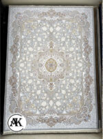 خرید فرش 1200 شانه ترمه نقره ای 4