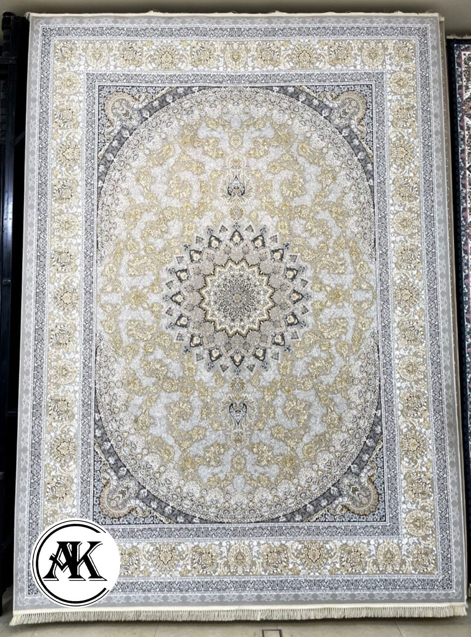 خرید فرش 1200 شانه سالار نقره ای 6
