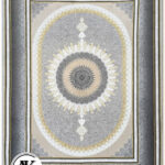 فرش 1200 شانه نائین نقره ای