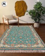 شبیه_سازی فرش الماس آبی با نخ اکریلیک