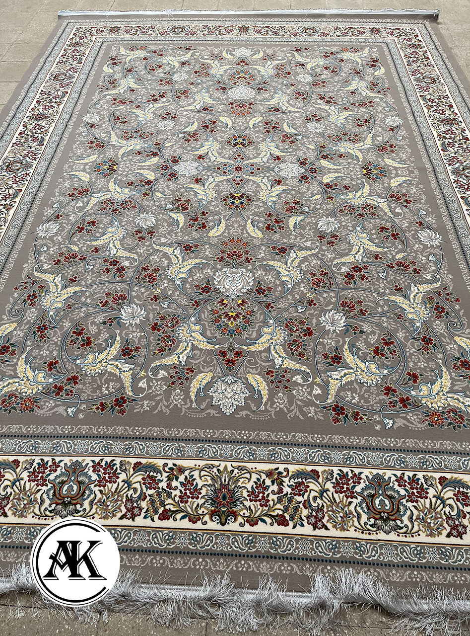 فرش 700 شانه افشان درباری فیلی با نخ اکریلیک 1