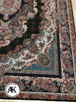 فرش 700 شانه تندیس سرمه_ای با نخ اکریلیک 3