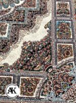 فرش 700 شانه حوض نقره کرم با نخ اکریلیک 3