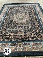 فرش 700 شانه رویا سرمه ای با نخ اکریلیک 1