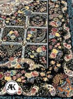 فرش 700 شانه رویا سرمه ای با نخ اکریلیک 4