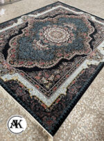 فرش 700 شانه فرحناز سرمه ای با نخ اکریلیک