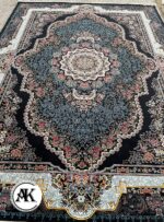 فرش 700 شانه فرحناز سرمه ای با نخ اکریلیک1