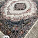 فرش 700 شانه فردوس کرم با نخ اکریلیک