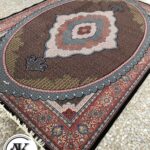 فرش 700 شانه ماهی مشهد سرمه_ای