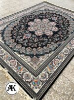 فرش 700 شانه میخک سرمه_ای با نخ اکریلیک