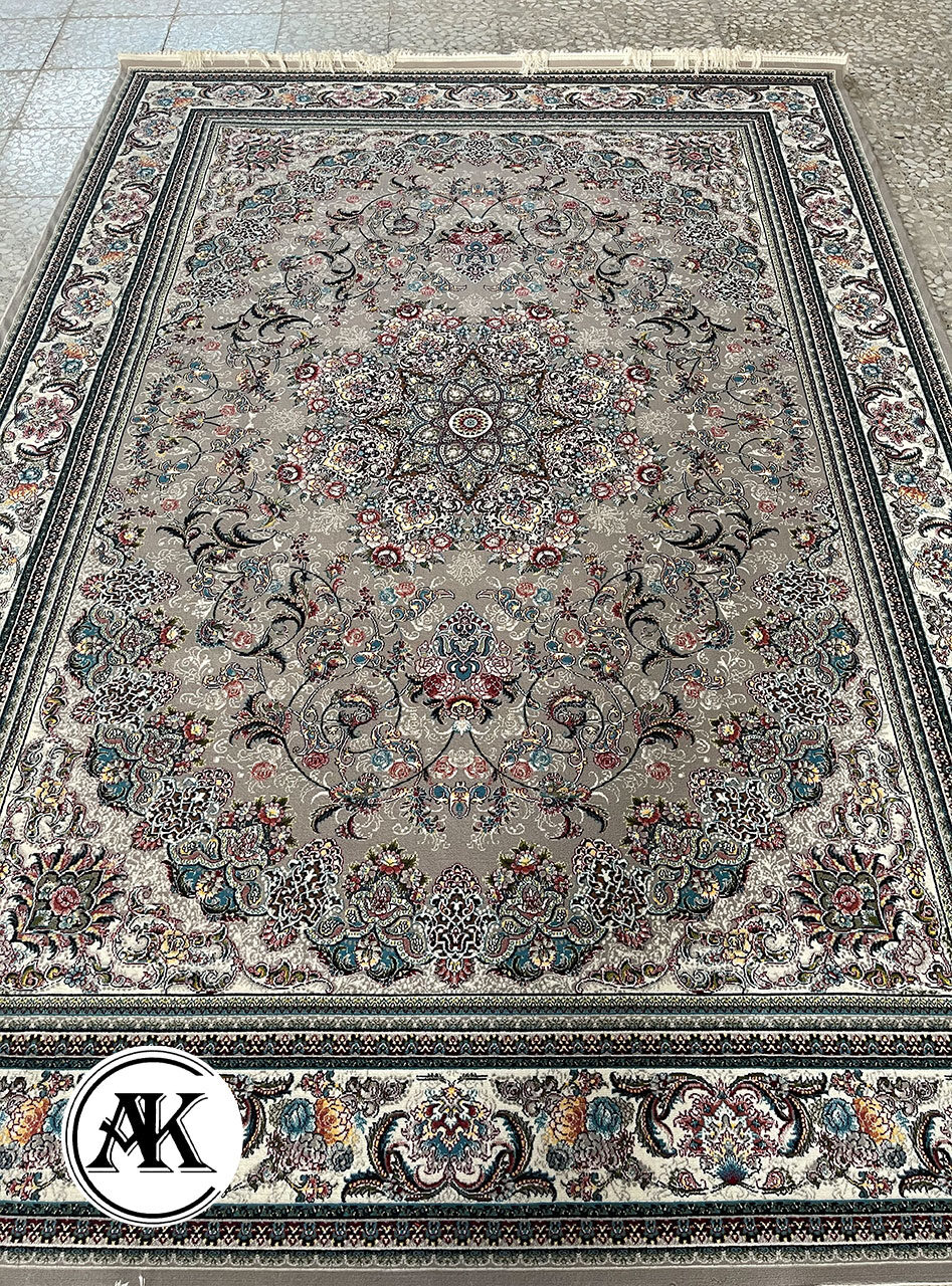 فرش 700 شانه میخک فیلی با نخ اکریلیک 1