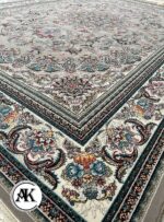 فرش 700 شانه میخک فیلی با نخ اکریلیک 2