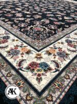 فرش 700 شانه گیلدا سرمه_ای با نخ اکریلیک 2