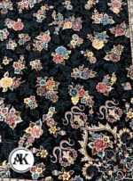 فرش 700 شانه گیلدا سرمه_ای با نخ اکریلیک 6