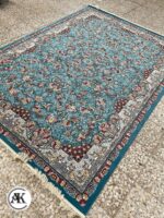 فرش الماس آبی با نخ اکریلیک
