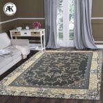 دکوراسیون فرش 1200 شانه آرمان طوسی گل_برجسته