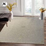 دکوراسیون فرش 1200 شانه مانا بژ گل_برجسته