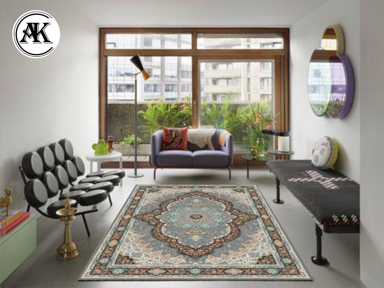 دکوراسیون فرش-700-شانه-آروانا-فیلی-با-نخ-اکریلیک