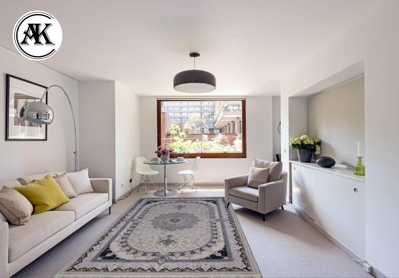 دکوراسیون فرش-700-شانه-شمس-کرم-گل_برجسته