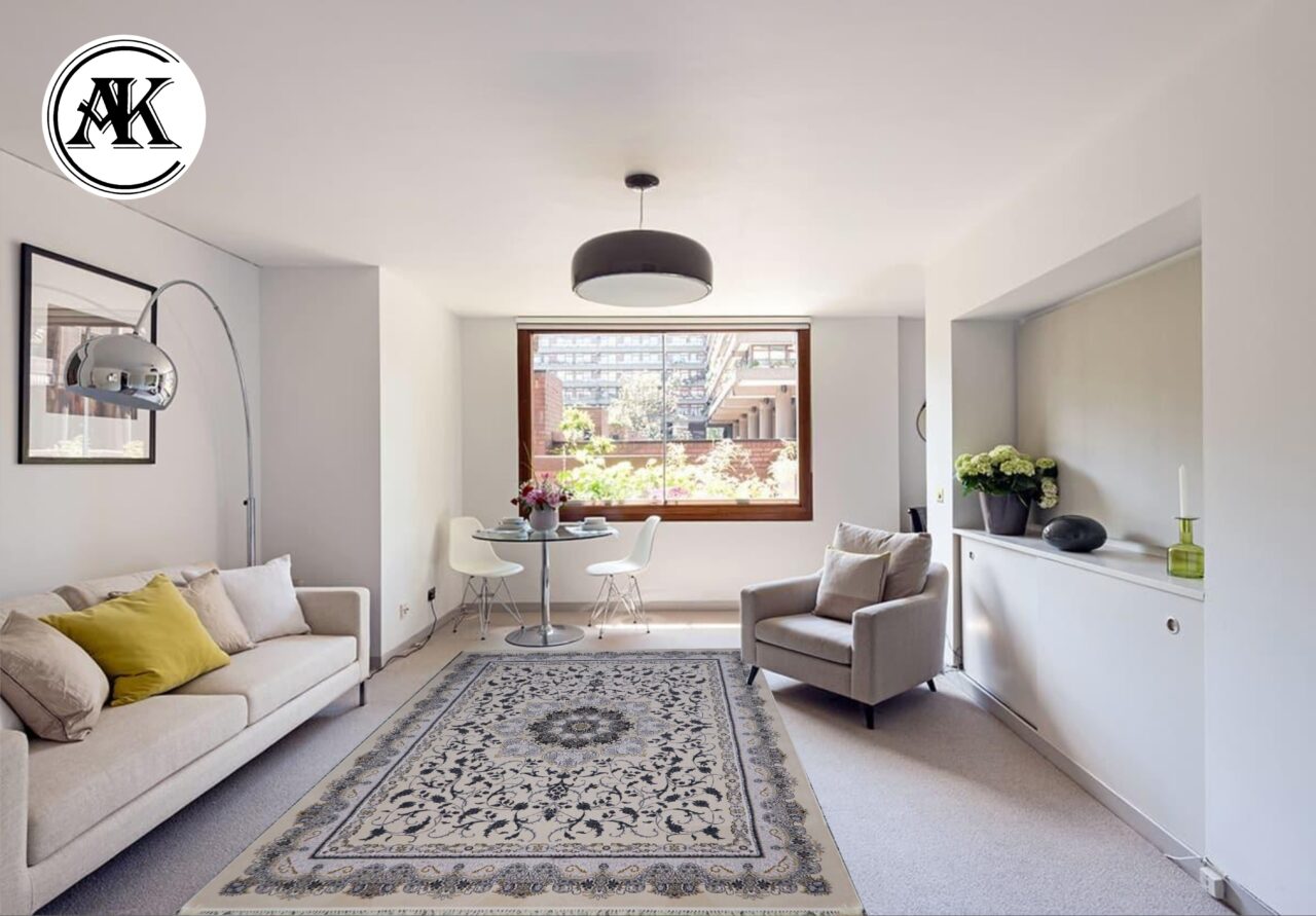 دکوراسیون فرش-700-شانه-صنم-کرم-گل_برجسته